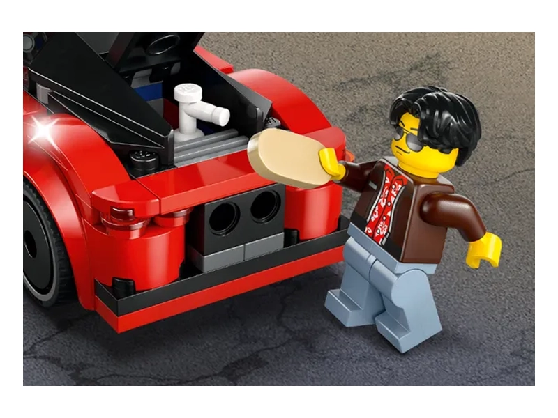 LEGO CITY 60448 Červené auto.