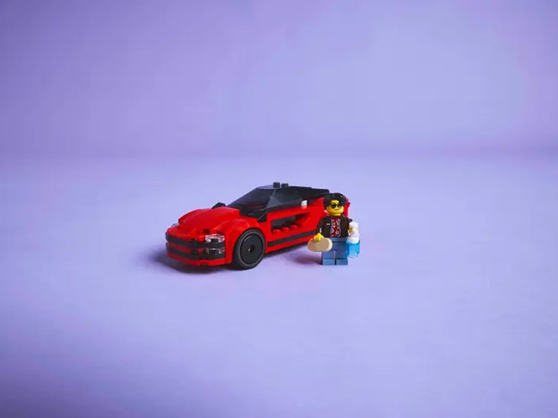 LEGO CITY 60448 Červený športiak.