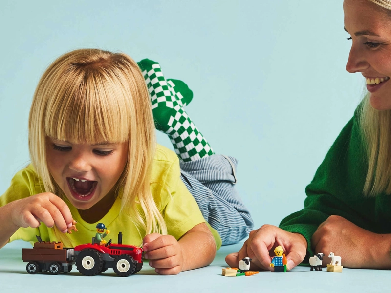 Stavebnica LEGO 60461 CITY Červený traktor.