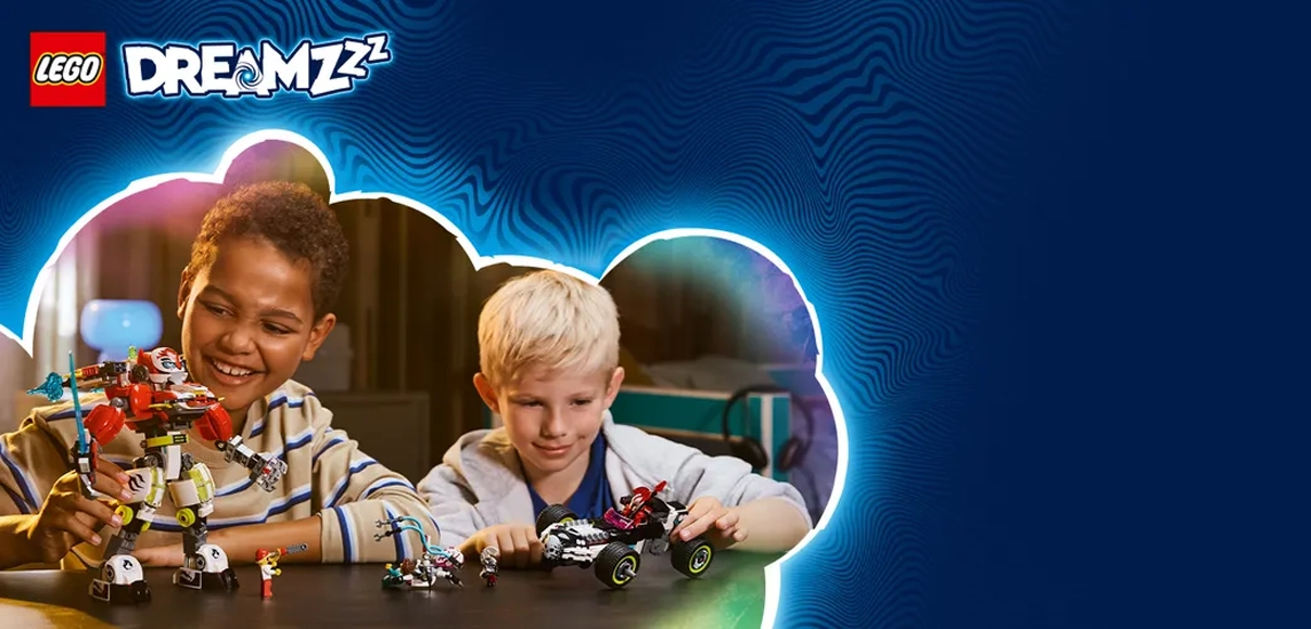 HERO LEGO DREAMZZZ 71497 Cooperov tigrí robot a Zerov hot rod.