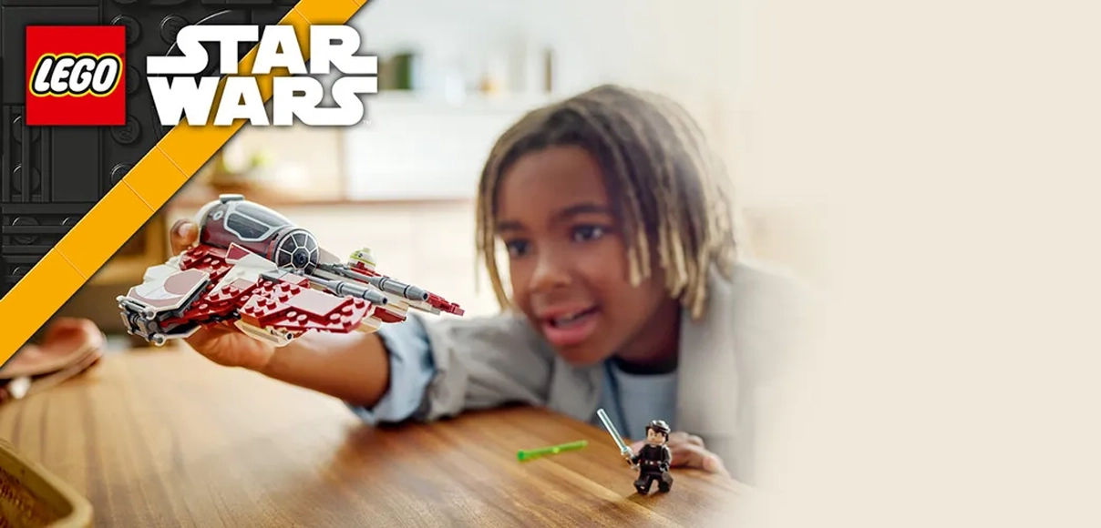 Hero LEGO® Star Wars 75401 Ahsoka a jediská stíhačka Interceptor.