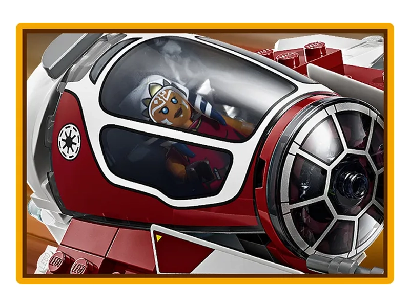 Stavebnica LEGO® Star Wars 75401 Ahsoka a jediská stíhačka Interceptor.