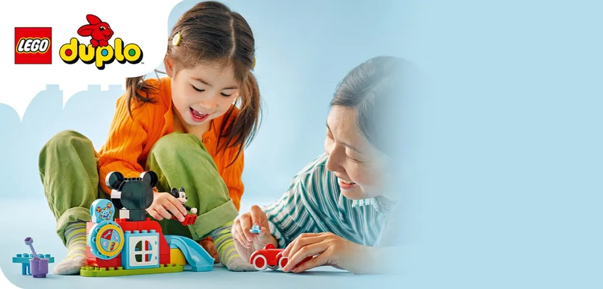 HERO LEGO DUPLO 10454 Disney Mickey Mouseov klub a auto.