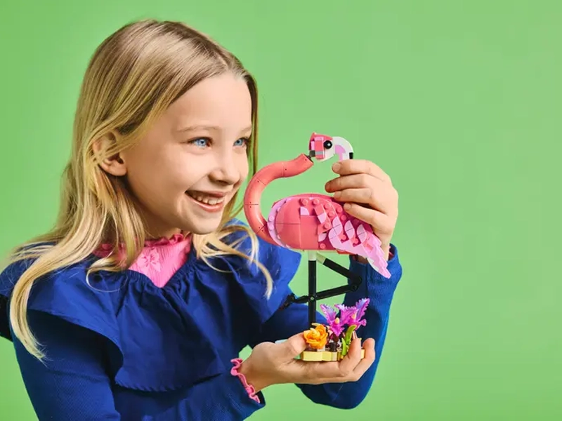 LEGO Creator 31170 Divoké zvieratá: Ružový plameniak.