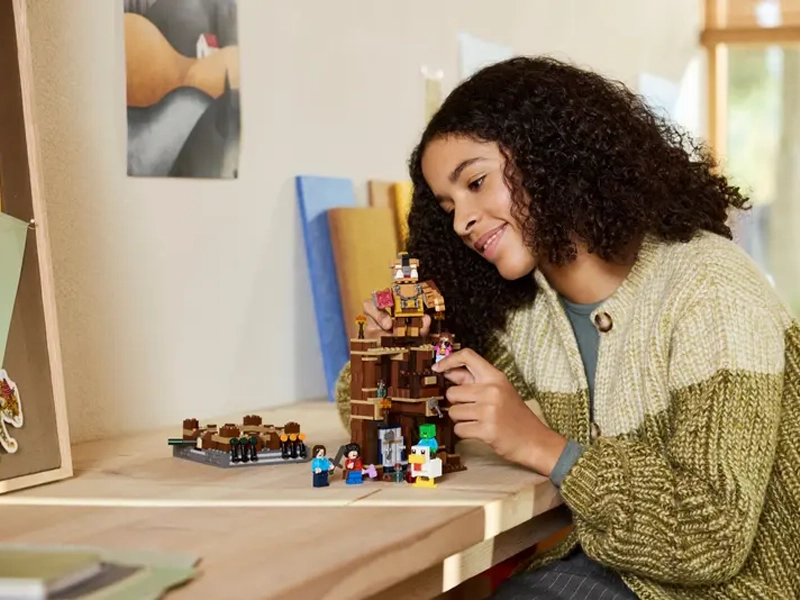 LEGO Minecraft Boxerský ring v Lesnom kaštieli.