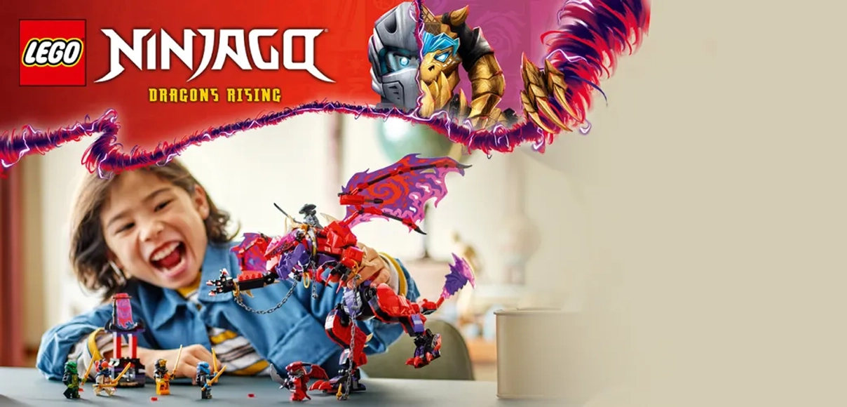 HERO LEGO® NINJAGO® 71832 Drak chaosu Thunderfang.