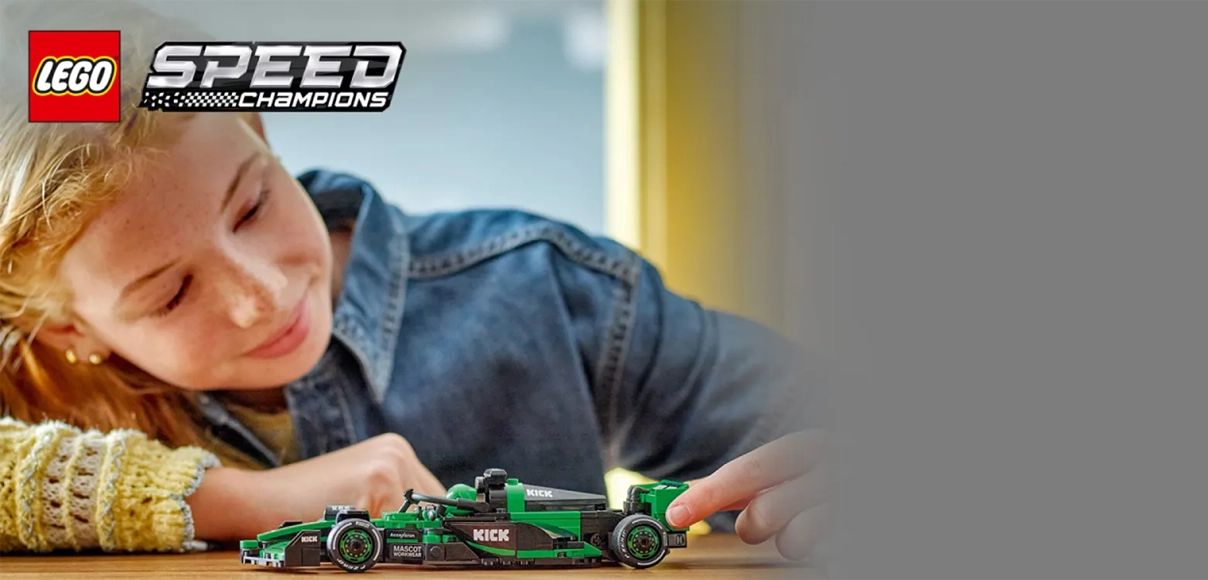 Hero LEGO 77247 Speed Champions Pretekárske auto KICK Sauber F1® Team C44