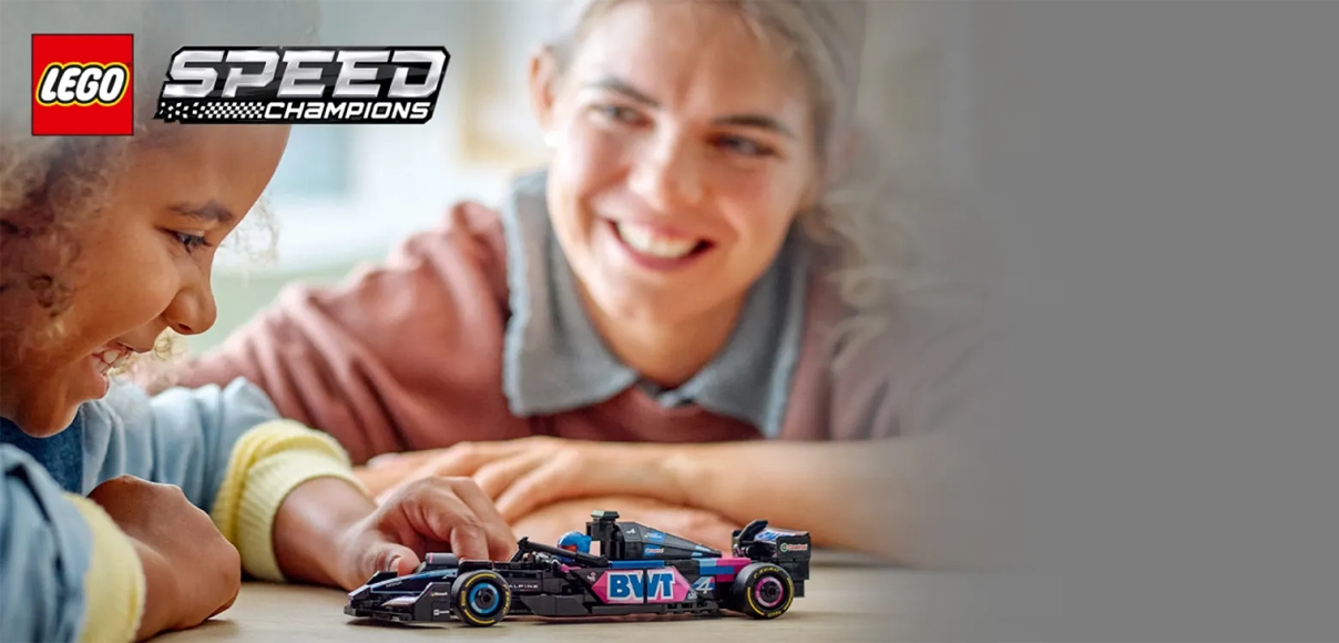 HERO LEGO 77248 Speed Champions Pretekárske auto BWT Alpine F1® Team A524.