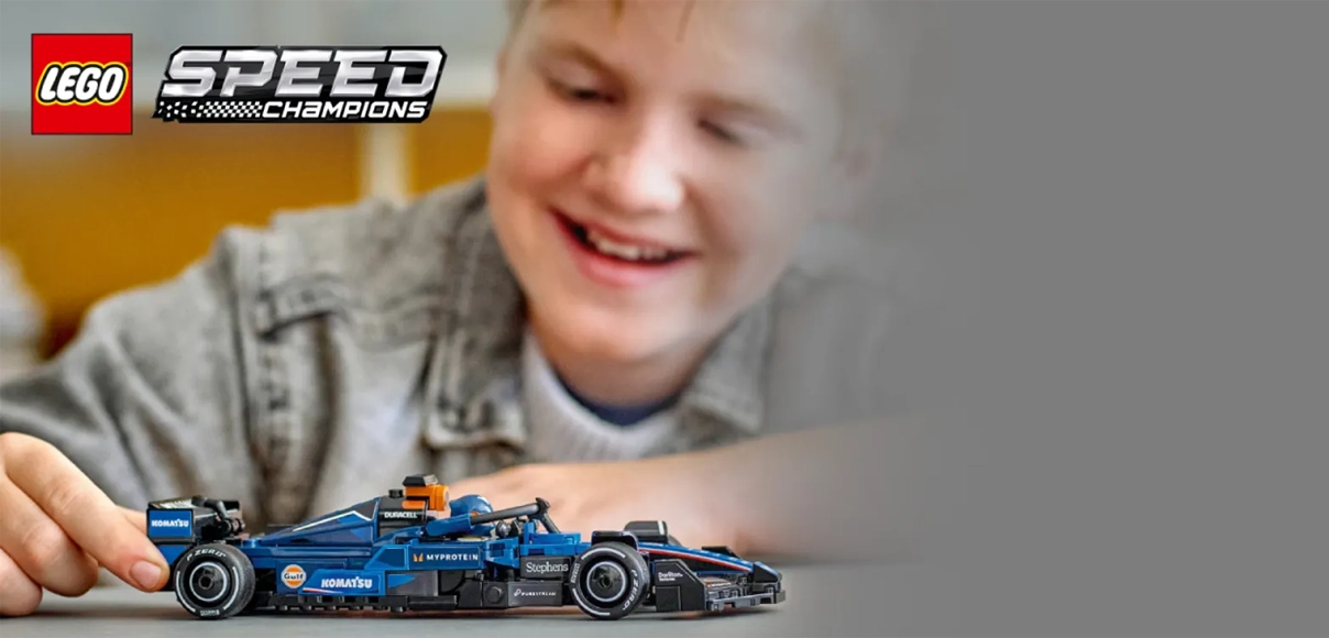 HERO LEGO Speed Champions Pretekárske auto Williams Racing FW46 F1.