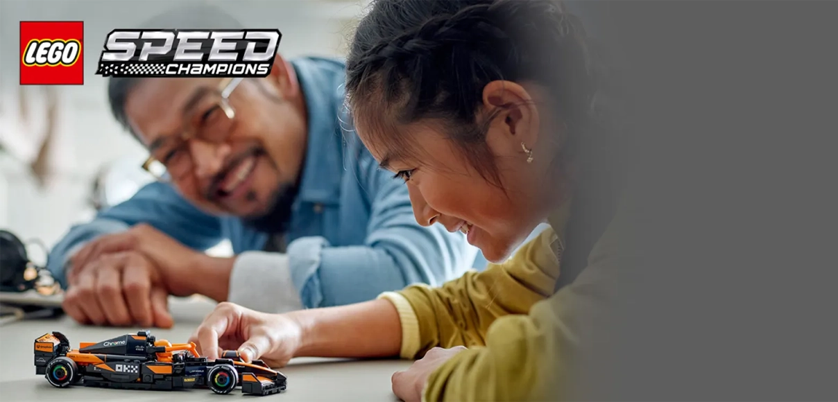 HERO LEGO® Speed Champions Pretekárske auto McLaren F1® Team MCL38.