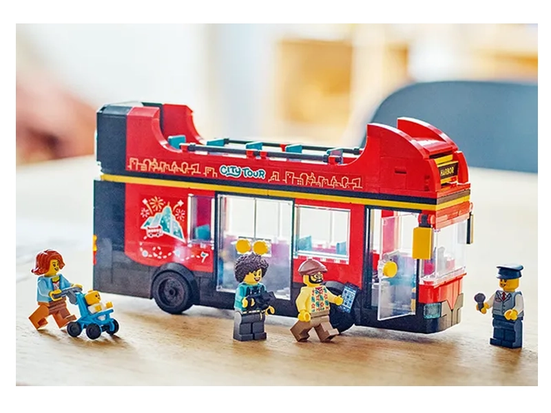 LEGO CITY Červený autobus.