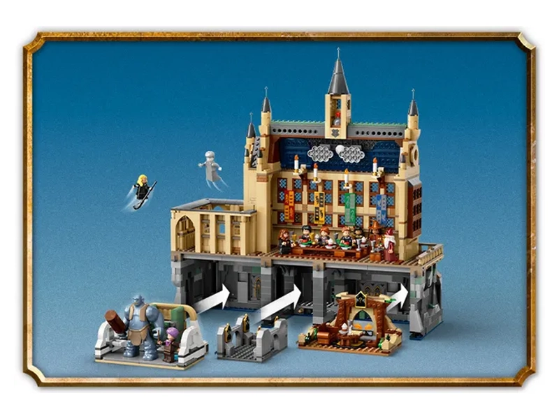 LEGO HARRY POTTER Rokfortský hrad: Veľká sieň.