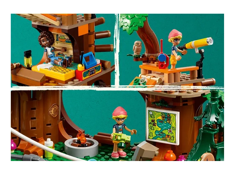 Stavebnica LEGO FRIENDS 42631 Dobrodružný tábor – dom na strome.