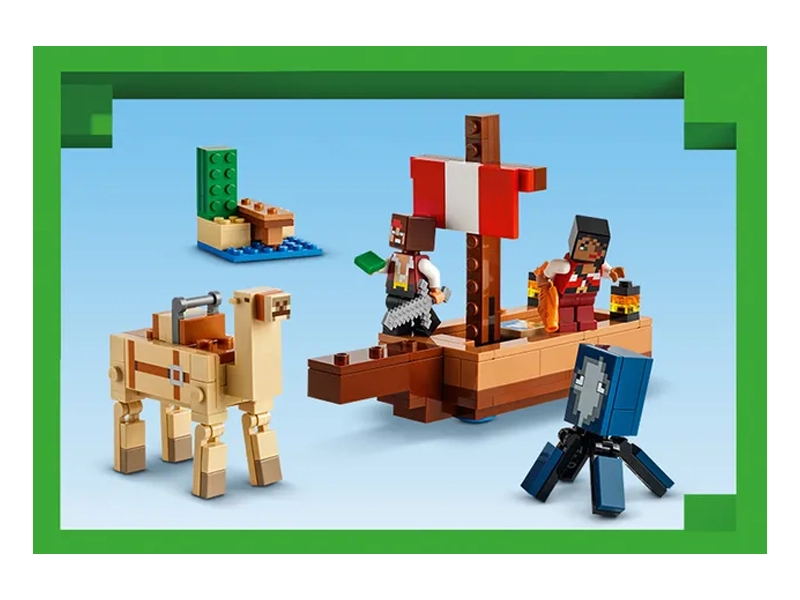 LEGO 21259 MINECRAFT Plavba na pirátskej lodi.