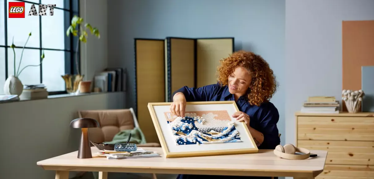 Lego Hokusai- veľká vlna.