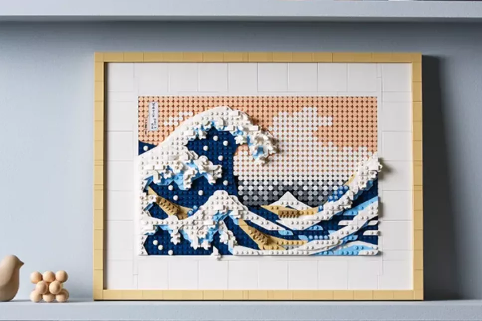 Lego art veľká vlna.