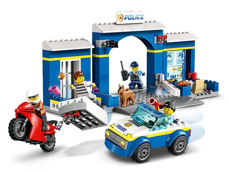 LEGO 4+ Naháňačka na policajnej stanici.
