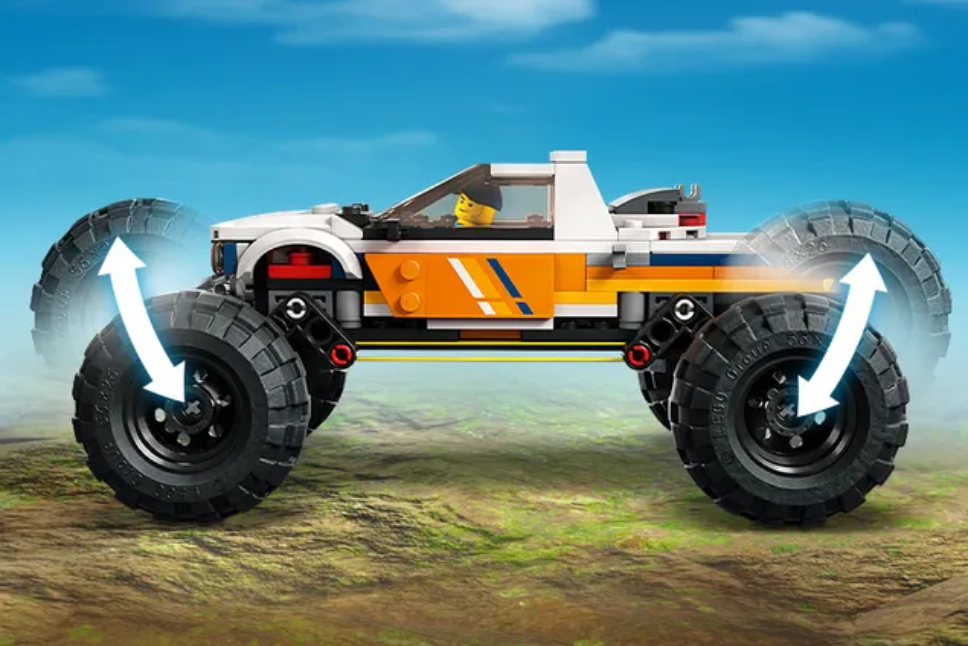 Lego terénne auto.