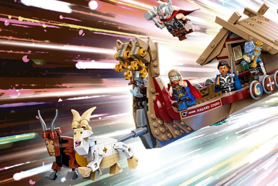 Lego Marvel Loď s kozím záprahom.