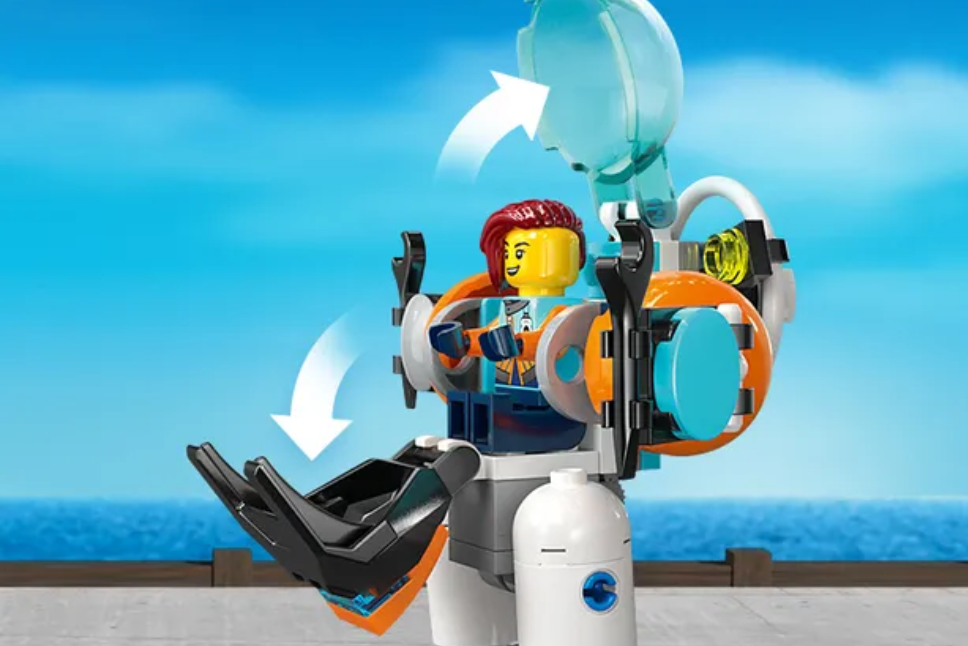 Lego potápačský oblek.