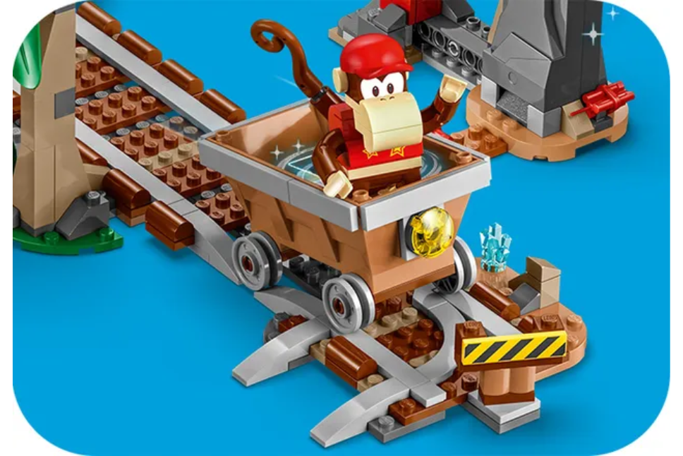 Lego zostaviteľný banský vozík.