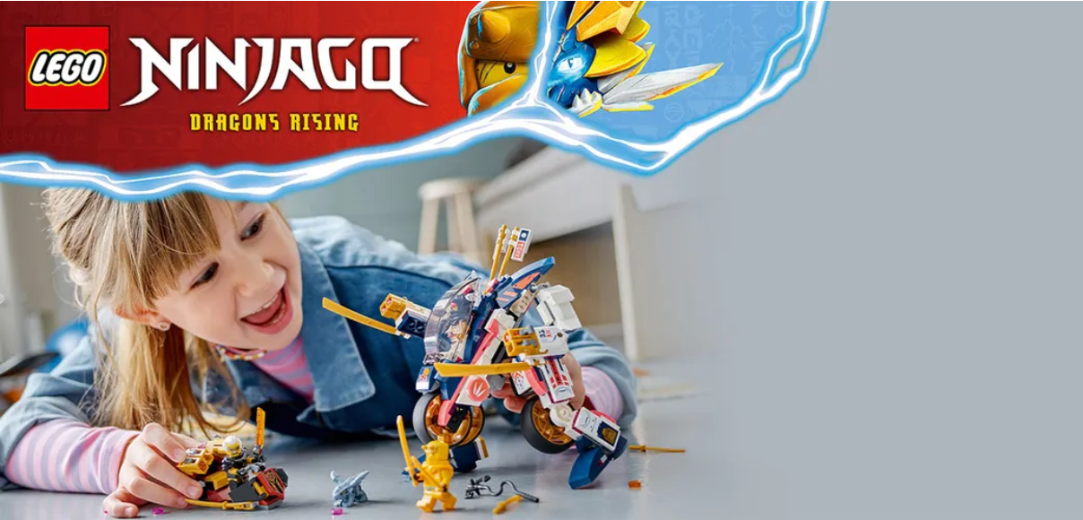 Lego Ninjago - Sora a jej transformačný motorobot.