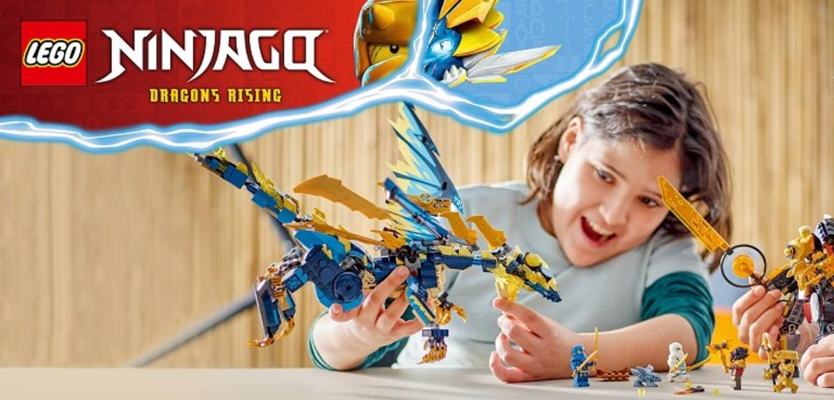 Lego Nijago zlatý drak Jiro.