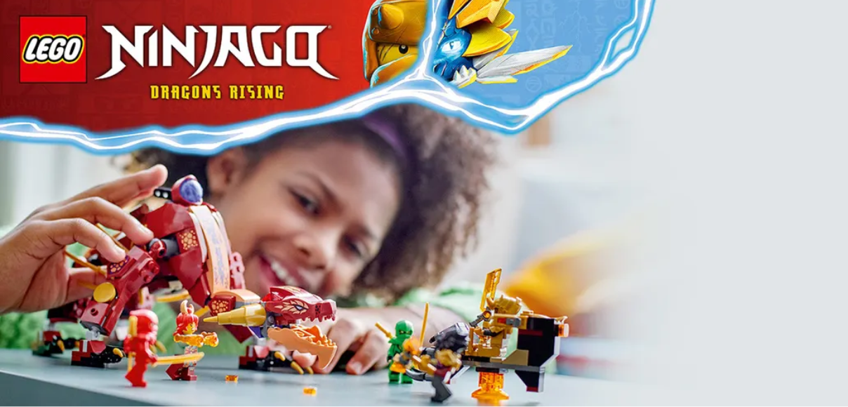 Lego Ninjago červený drak.