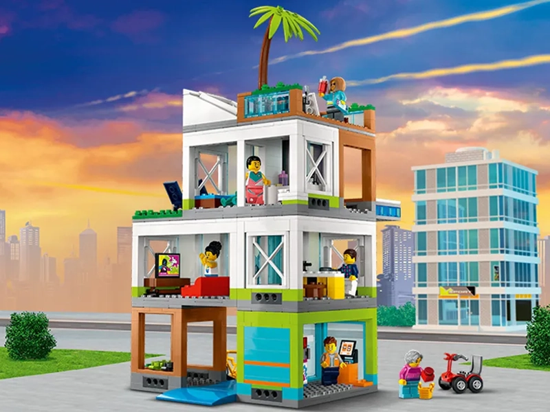 Lego City modulárne miestnosti.