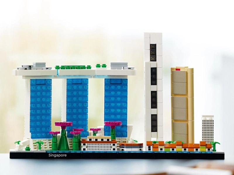 Stavebnica Lego Architecture Singapur.