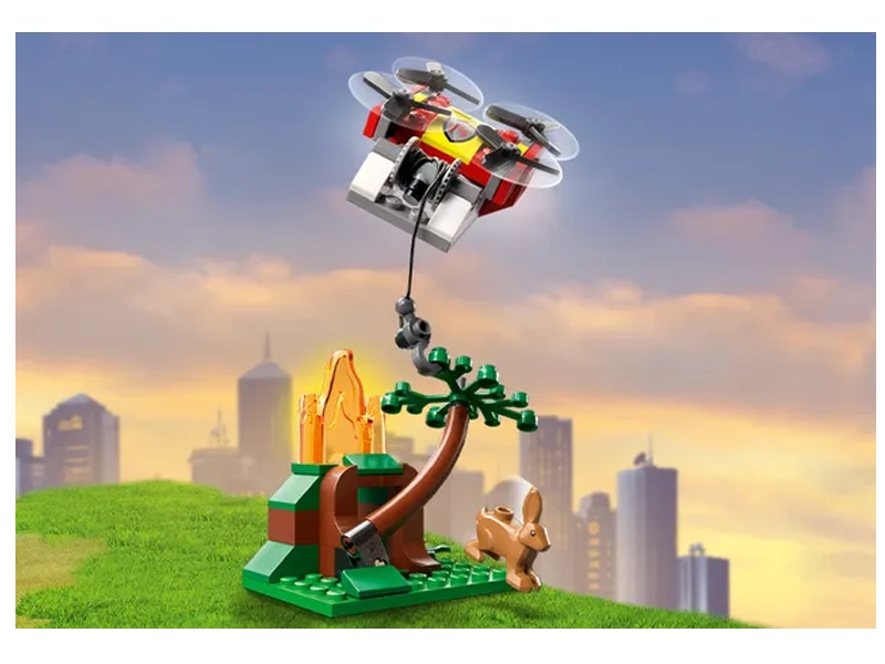 Lego City vzdušný dron.