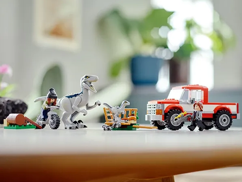 Lego Jurský Svet Chytenie velociraptoro.