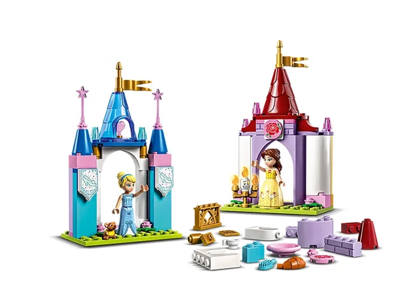 Lego Disney Kreatívne zámky princezien od Disneyho 43219.