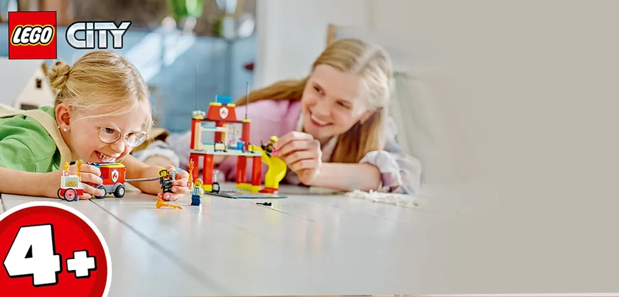 Hero Lego City Hasičská stanica a auto hasičov.