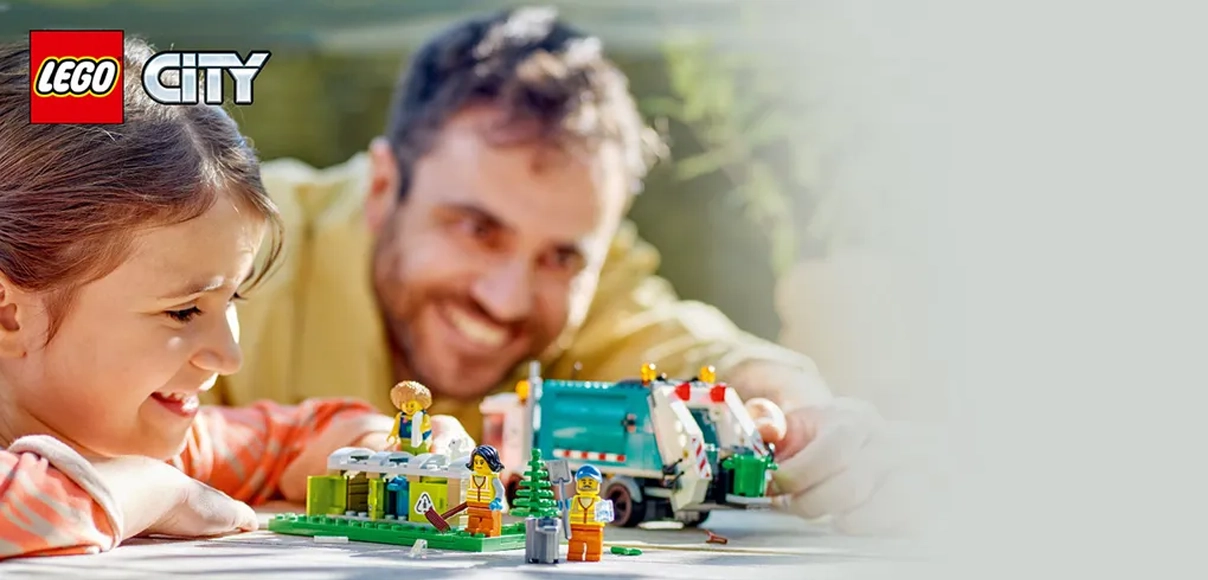 Hero Lego City Smetiarske auto.