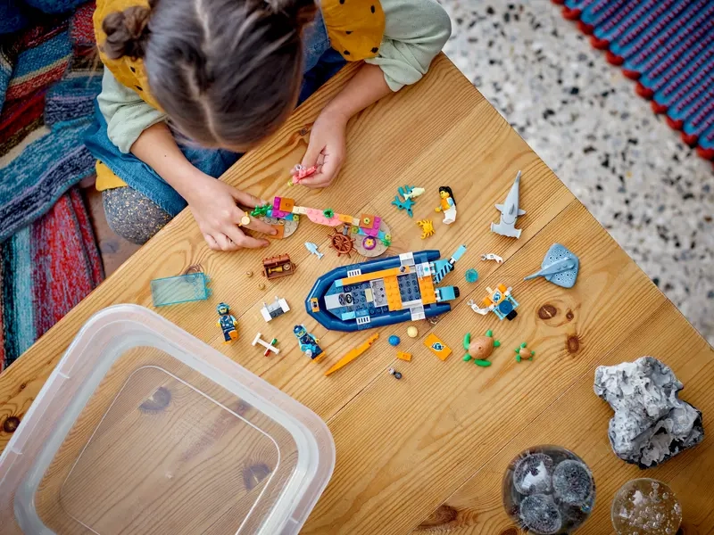 Lego City Prieskumná ponorka potápačov.