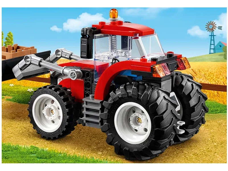 LEGO Červený traktor.