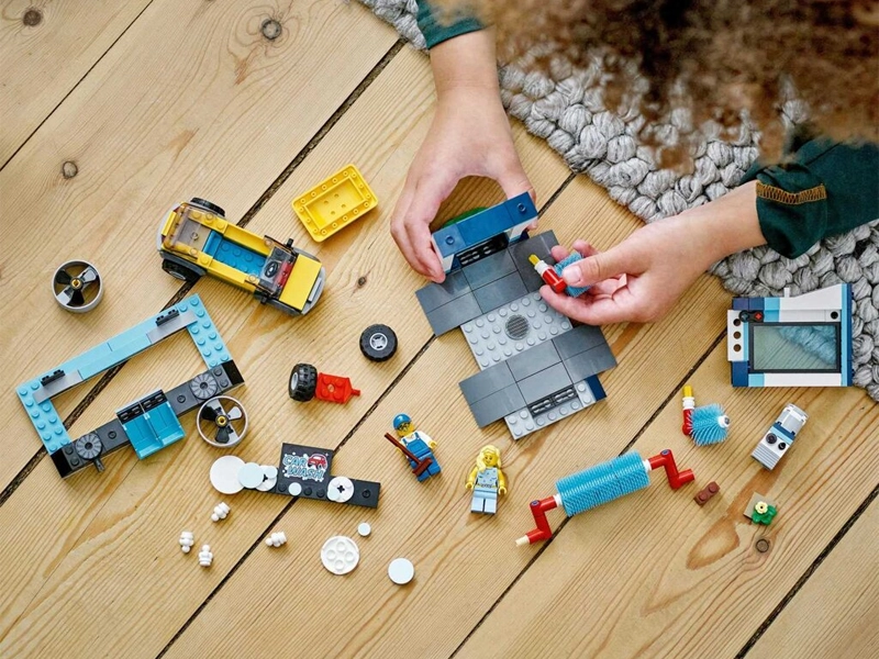 Stavebnica LEGO City Autoumyvárka.