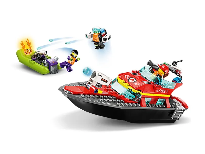 Lego City Hasičská záchranná loď.