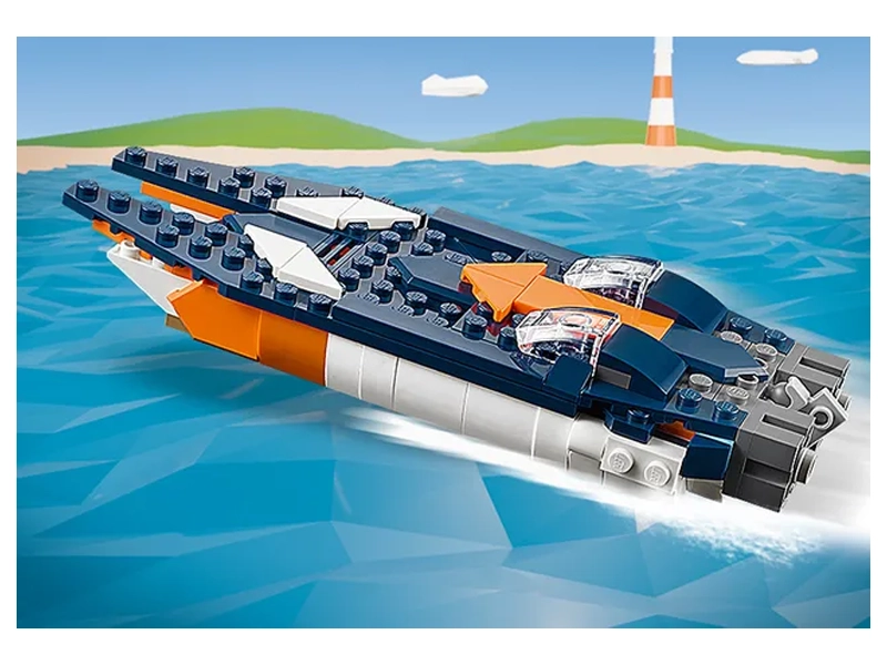 Lego Creator motorový čln 31126.