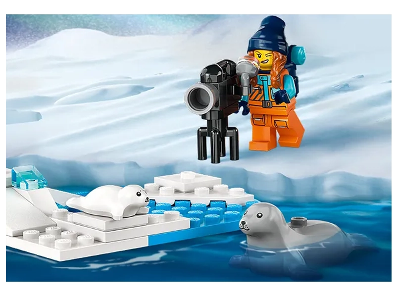 LEGO CITY 60376 Arktický snežný skúter.