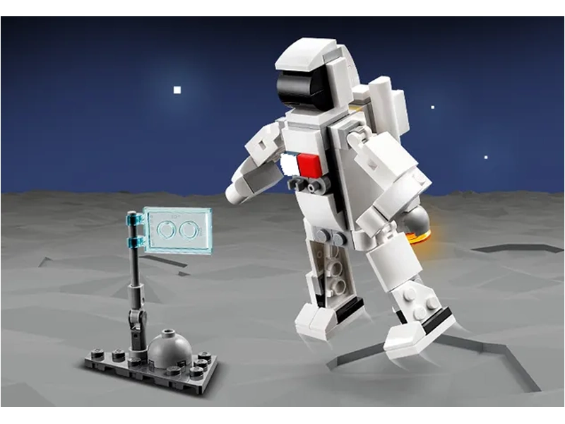 Lego Creator 31134 polohovateľný astronaut.