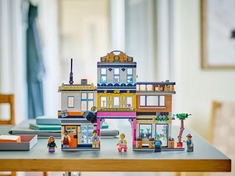 Lego Creator model 3v1 vstup do tržnice.