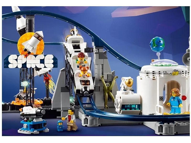 LEGO CREATOR Vesmírna horská dráha.