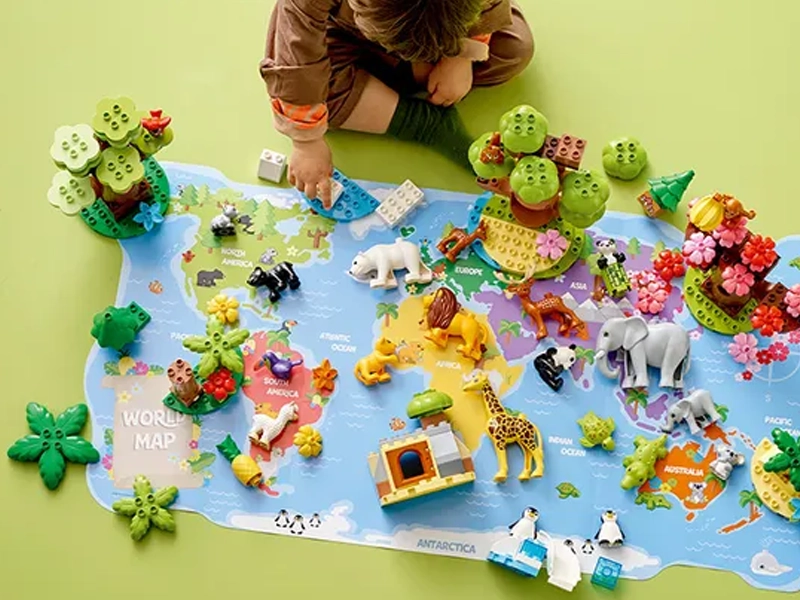 Stavebnica Lego Duplo Divoké zvieratá z celého sveta.