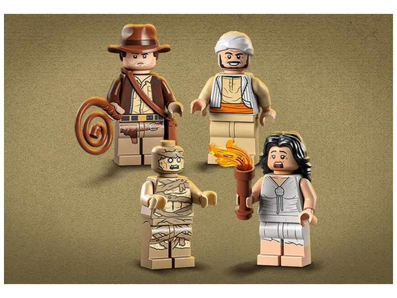 Lego Indiana Jones minifigúrky.