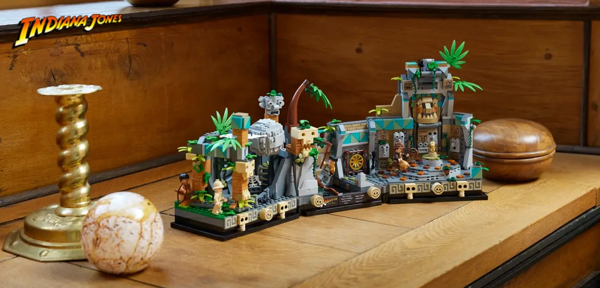 Hero Lego Indiana Jones Chrám zlatej modly.