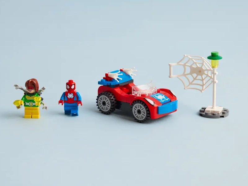 Stavebnica Lego Marvel Spider-Man v aute a Doc Ock.
