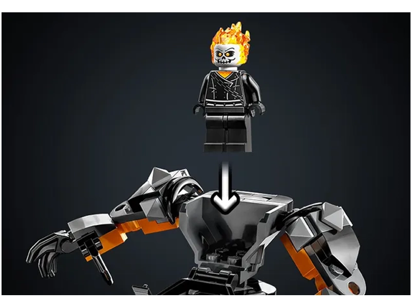 LEGO® Marvel minifigúrka Ghost ridera.
