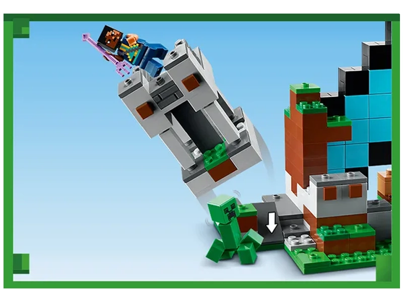 LEGO Minecraft 21244 explózia.